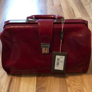 Tuscan leather doctor messenger bag